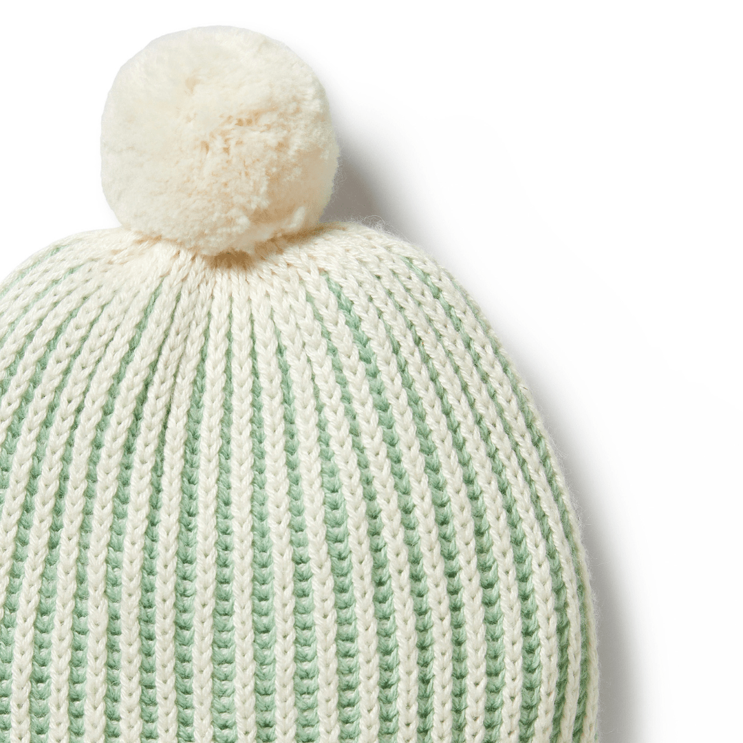Close-Up-Wilson-And-Frenchy-Knitted-Ribbed-Hat-Mint-Green-Naked-Baby-Eco-Boutique