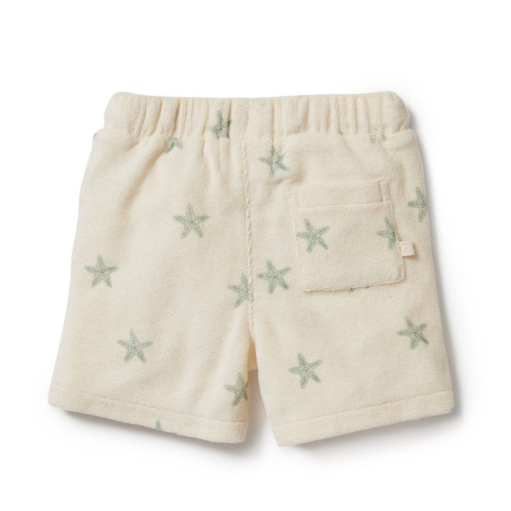 Wilson & Frenchy Organic Terry Shorts (Multiple Variants) perfect for summer with stars on it.