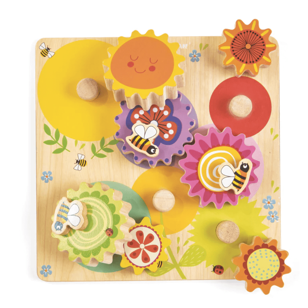 Cog-Pieces-Removed-To-Show-Board-On-Le-Toy-Van-Gears--And-Cogs-Busy-Bee-Learning-Naked-Baby-Eco-Boutique