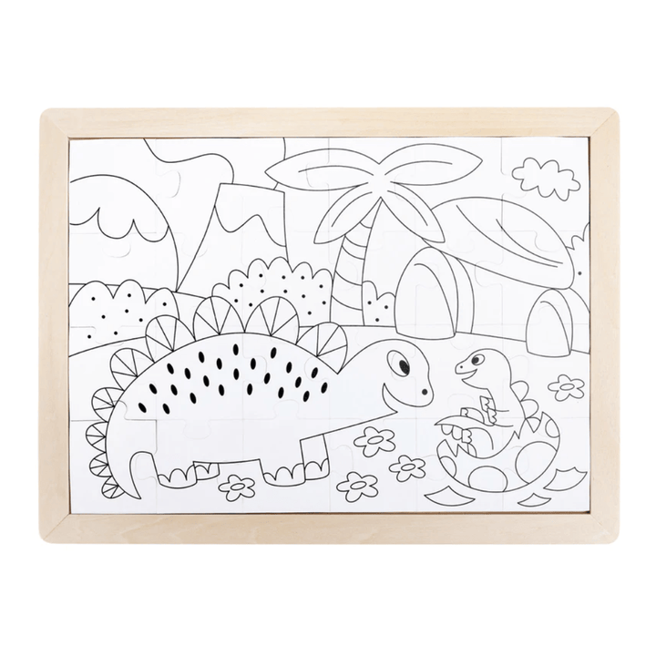 Colour-In-Side-Of-Hape-24-Piece-Double-Sided-Colour-Puzzle-Dinosaurs-Naked-Baby-Eco-Boutique