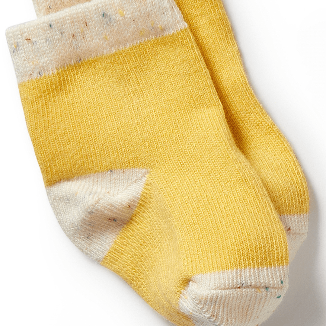 Dijon-Socks-In-Wilson-And-Frenchy-Organic-Baby-Socks-3-Pack-Dijon-Pink-Fleck-Naked-Baby-Eco-Boutique