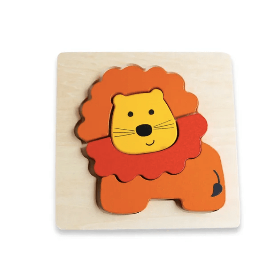 Discoveroo-Chunky-Animal-Wooden-Puzzle-Lion-Naked-Baby-Eco-Boutique