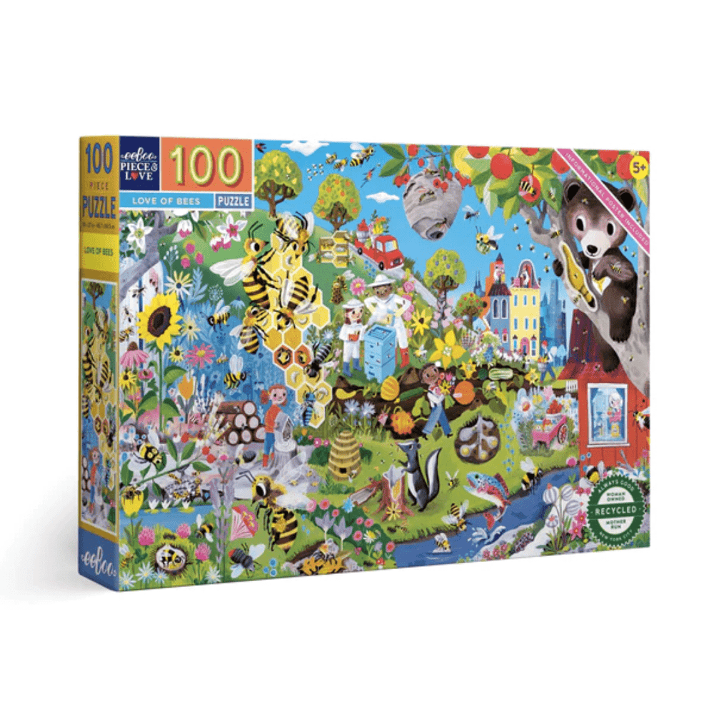 Eeboo-100-Piece-Puzzle-Love-Of-Bees-In-Box-Naked-Baby-Eco-Boutique