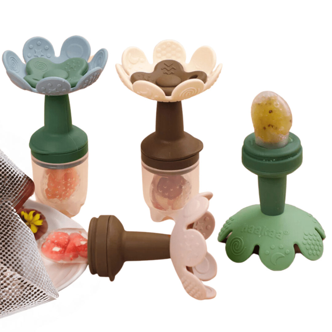 Haakaa-Flower-Fresh-Food-Baby-Feeder-and-Teether-All-Colours-Naked-Baby-Eco-Boutique