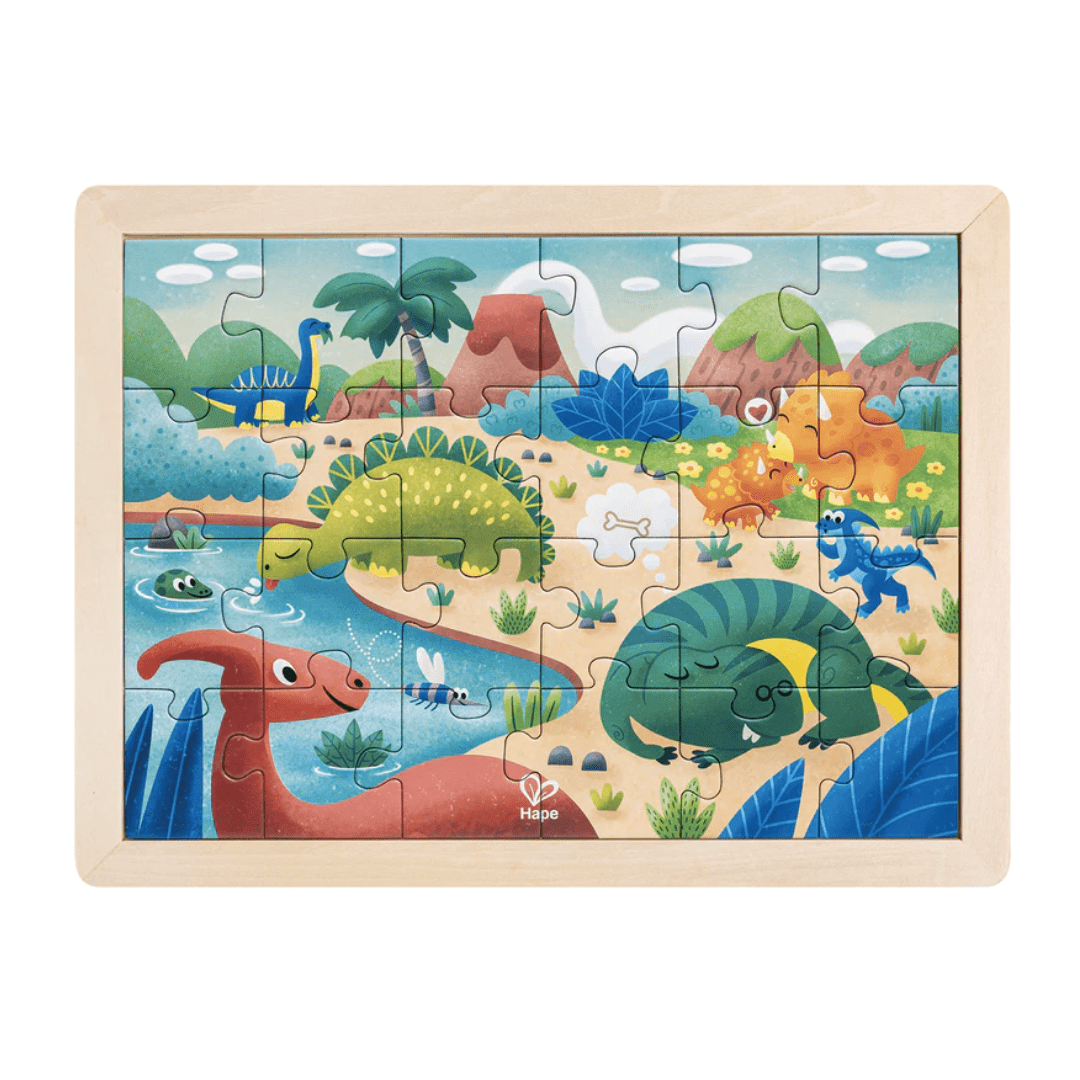 Hape-24-Piece-Double-Sided-Colour-Puzzle-Dinosaurs-Naked-Baby-Eco-Boutique