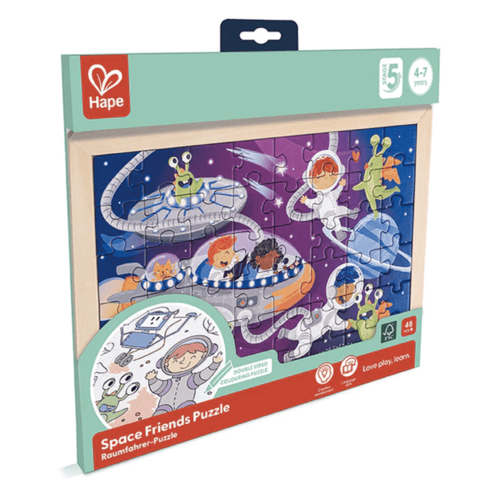 Hape-48-Piece-Double-Sided-Colour-Puzzle-Space-Friends-In-Packaging-Naked-Baby-Eco-Boutique