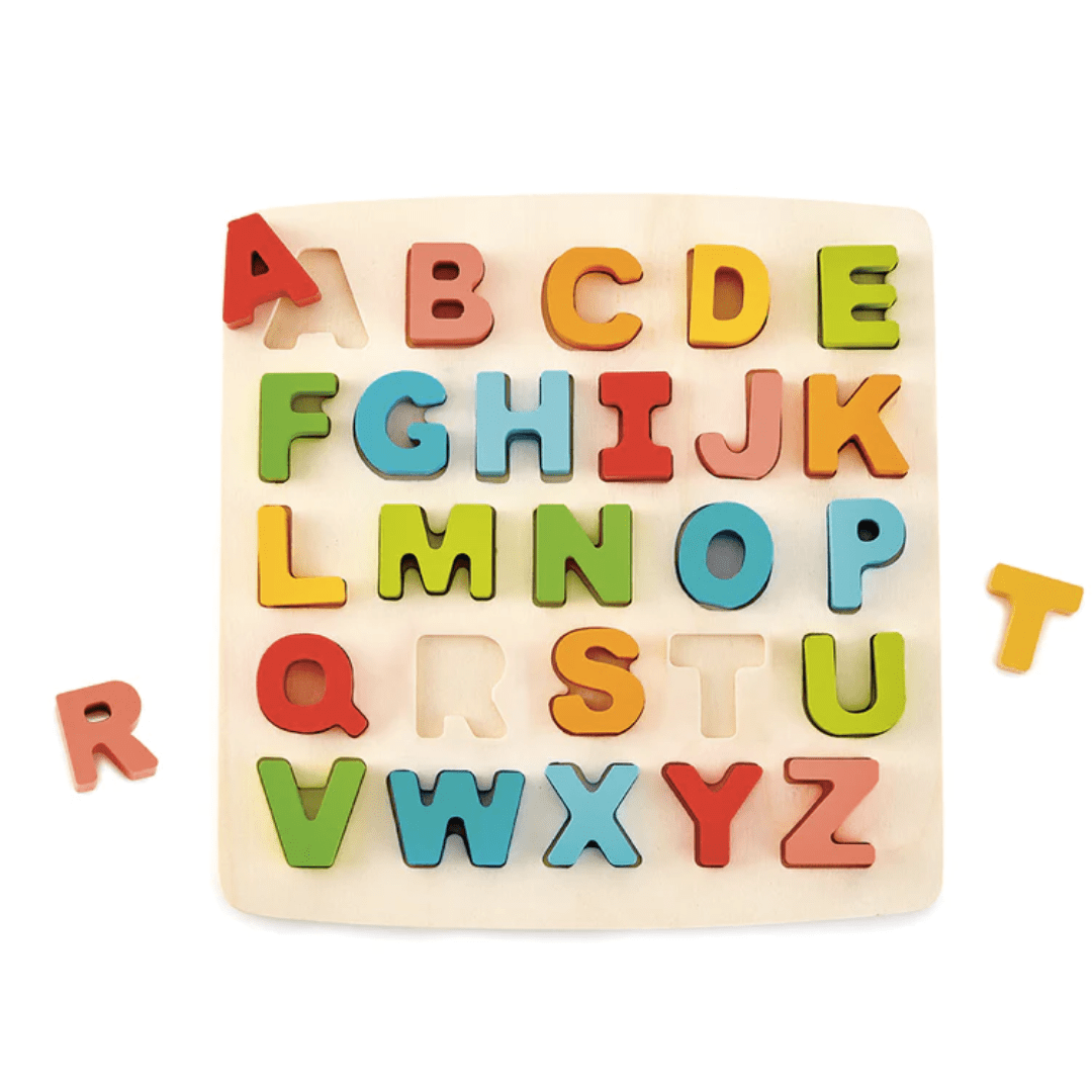 Hape Chunky Alphabet Puzzle - Naked Baby Eco Boutique