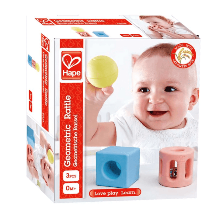 Hape Geometric Rattle - Naked Baby Eco Boutique