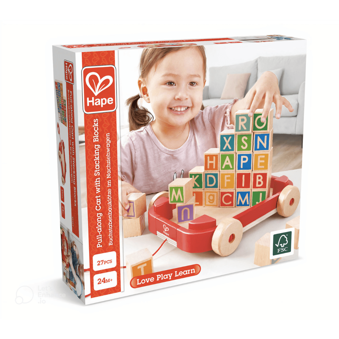 Hape-Pull-Along-Cart-With-Stacking-Blocks-In-Box-Naked-Baby-Eco-Boutique