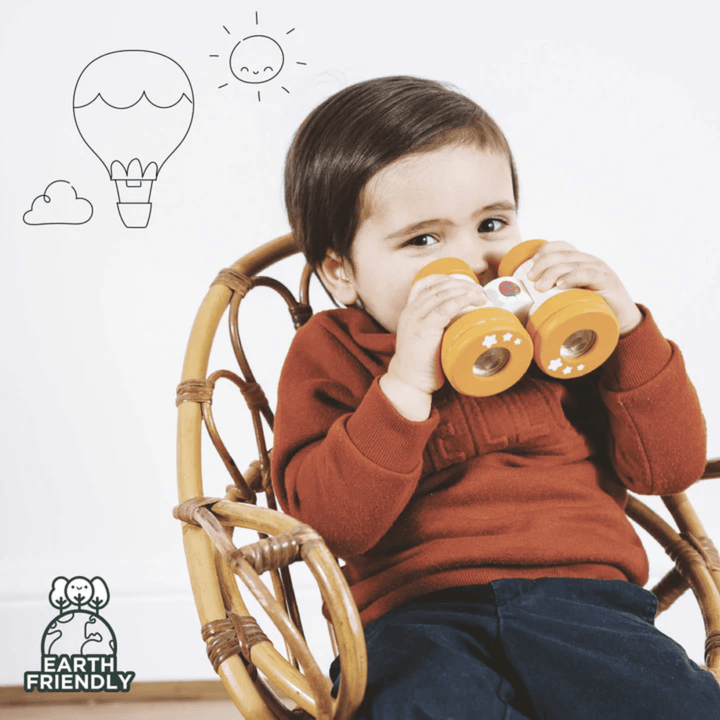 Happy-Boy-Playing-With-Le-Toy-Van-Lady-Bird-Binoculars-Naked-Baby-Eco-Boutique