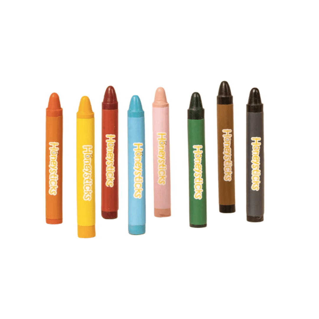 Buy the Honeysticks Jumbo Pack Beeswax Crayons at NAKED BABY ECO