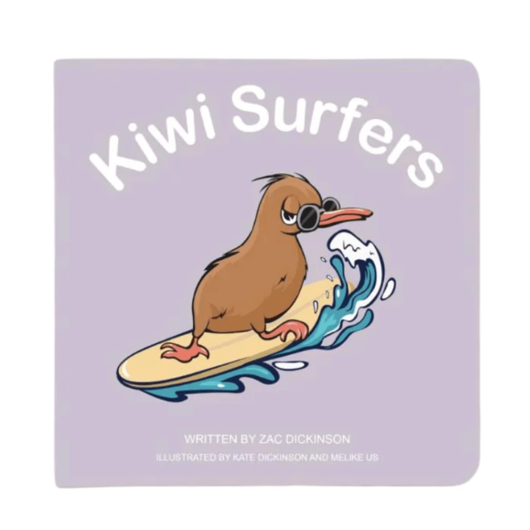 As We Are Illustration's 'Kiwi Surfers' Board Book.