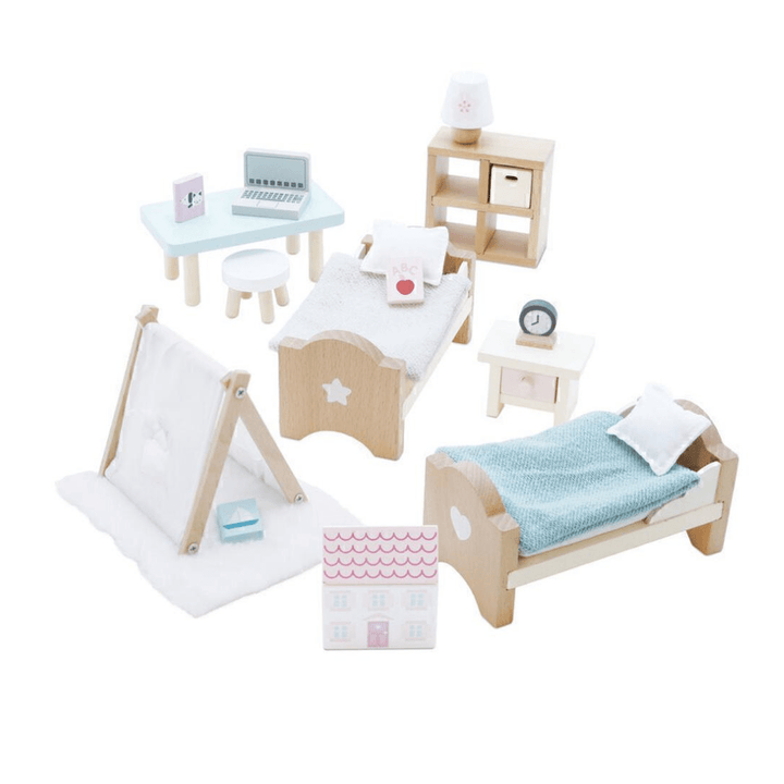 Le-Toy-Van-Daisylane-Childrens-Bedroom-Dollhouse-Furniture-Naked-Baby-Eco-Boutique