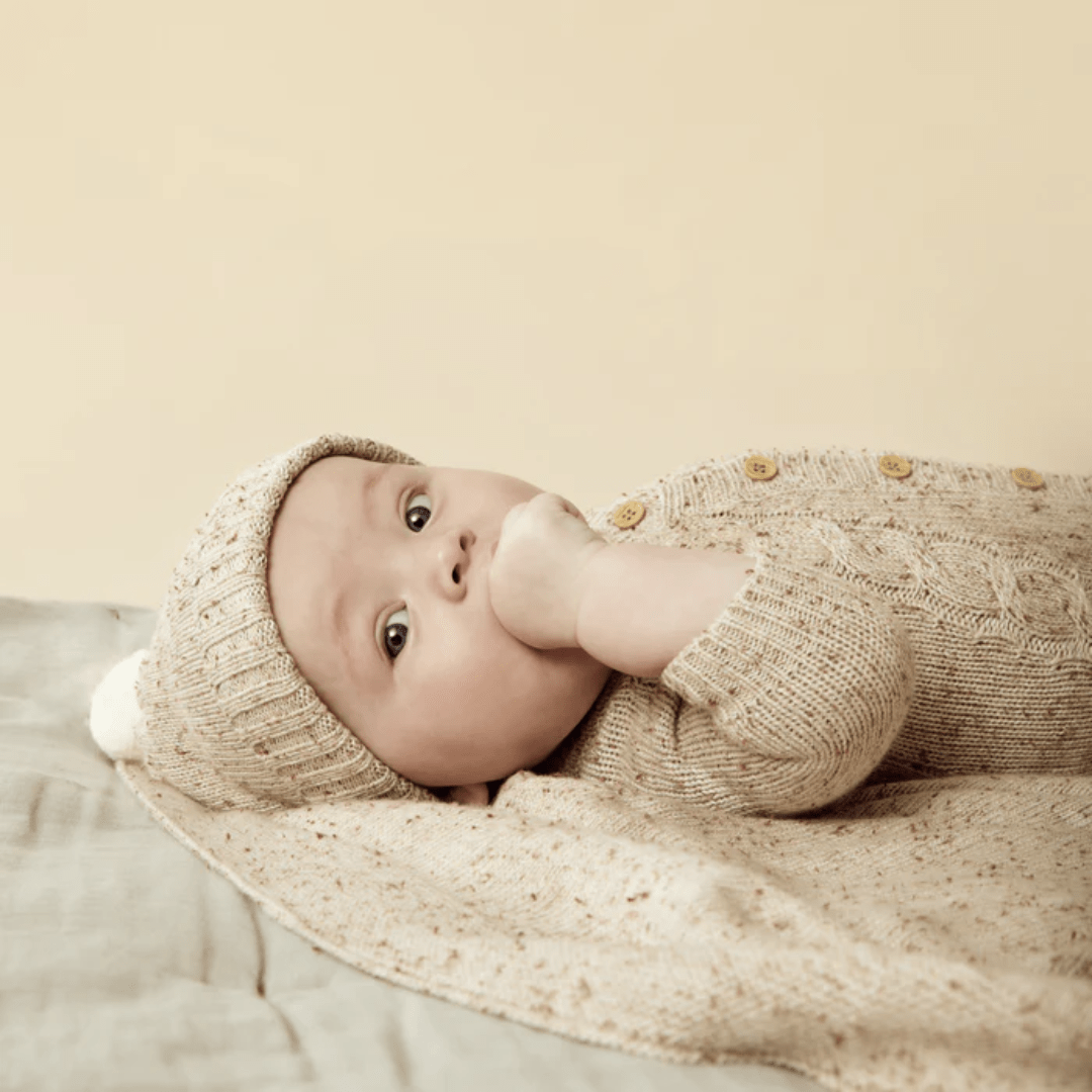 Little-Baby-Wearing-Wilson-And-Frenchy-Fleck-Knitted-Hat-Naked-Baby-Eco-Boutique