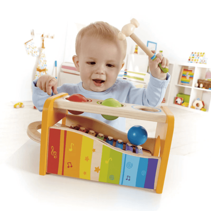 Hape Pound And Tap Bench - Naked Baby Eco Boutique