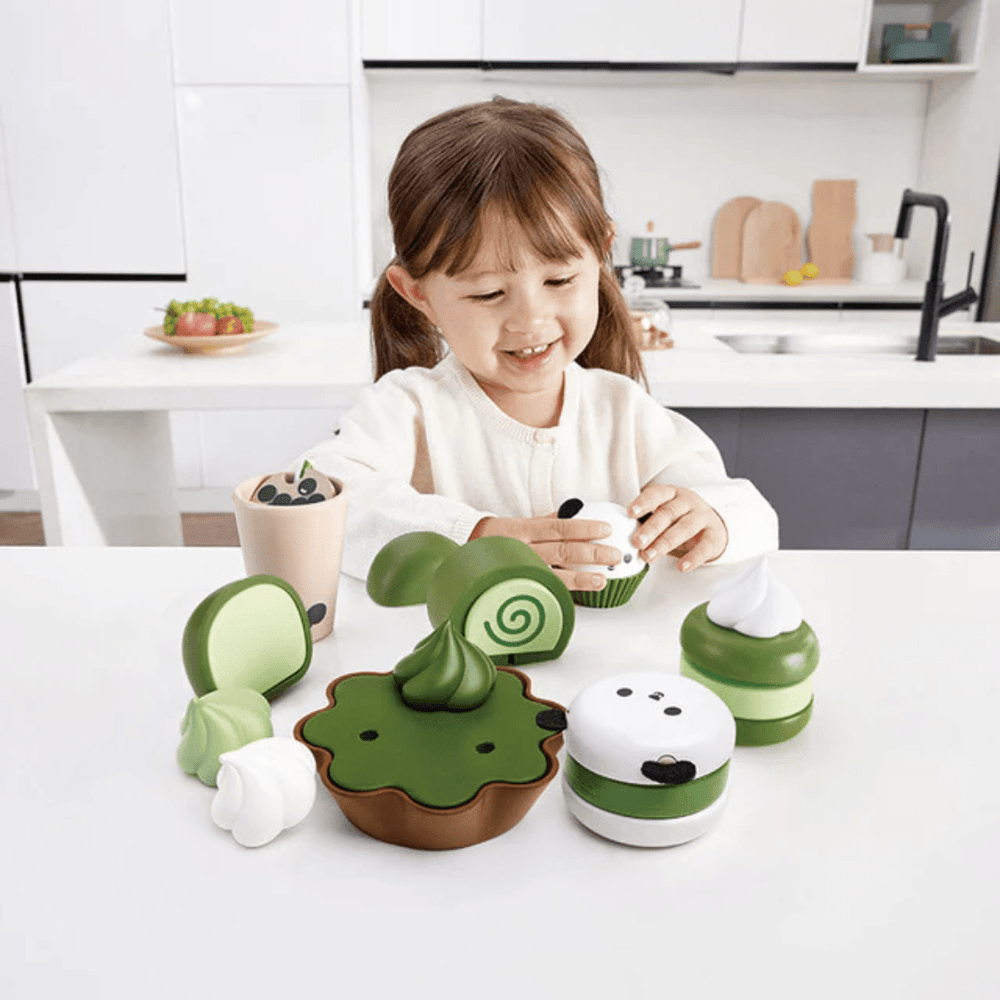 Little-Girl-Playing-With-Hape-Green-Tea-Dessert-Naked-Baby-Eco-Boutique