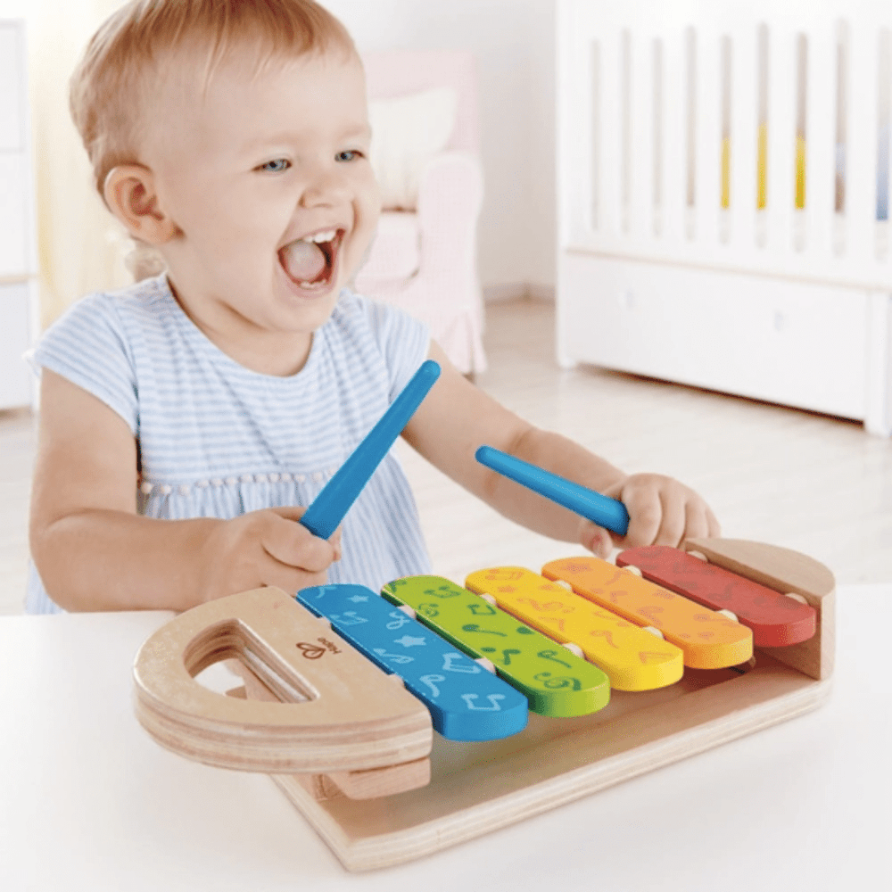 Hape Rainbow Xylophone - Naked Baby Eco Boutique