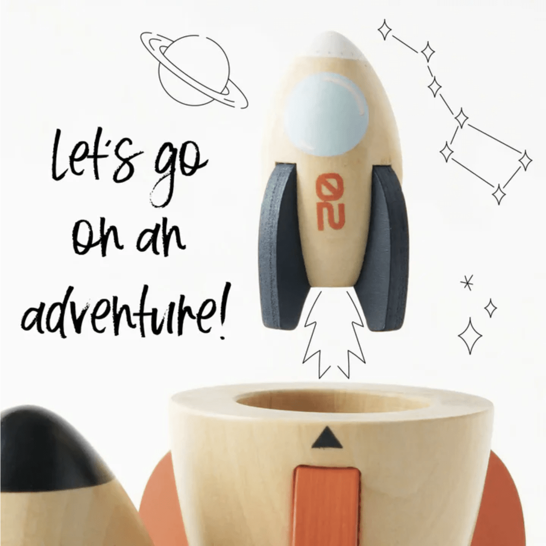 Let's embark on a rocket adventure with the Le Toy Van Rocket Duo - LUCKY LAST.