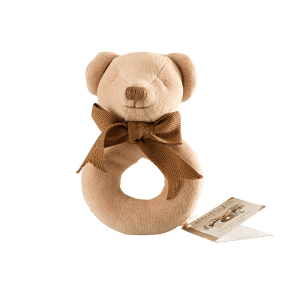 Honey Maud n Lil Organic Ring Toy Rattle (Multiple Variants) - Naked Baby Eco Boutique