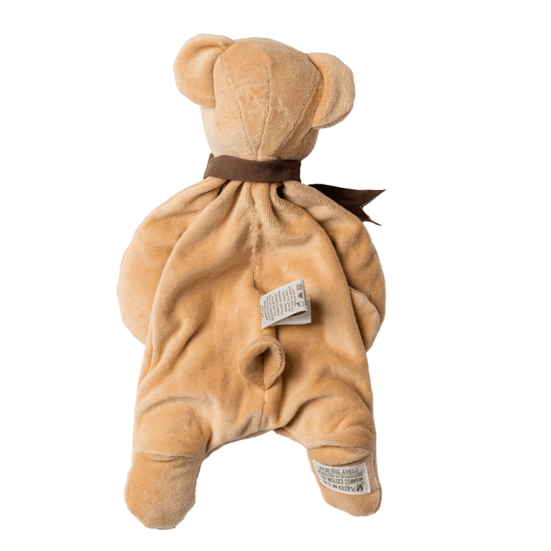 Maud N Lil Organic Teddy Comforter - Gift Boxed - Naked Baby Eco Boutique