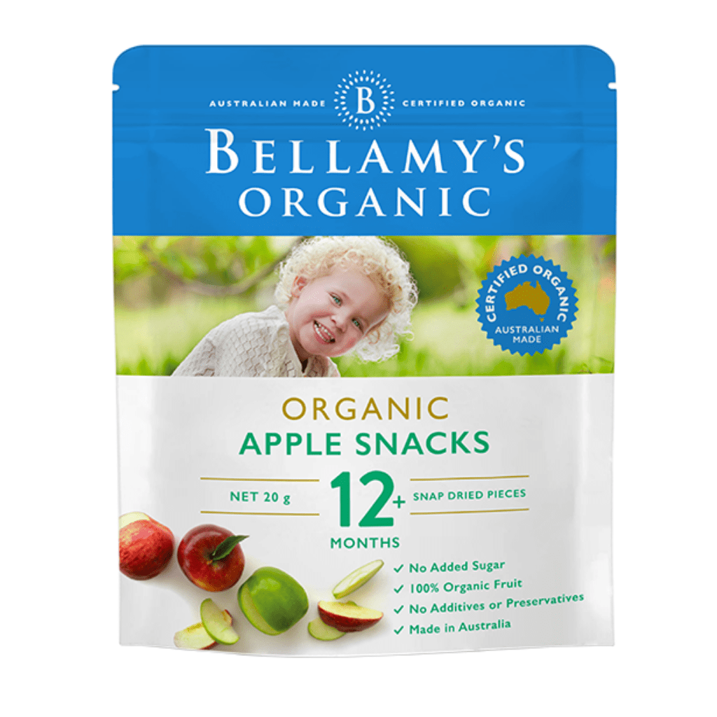 Bellamy's Organic Apple Snacks - SHORT DATED - Naked Baby Eco Boutique