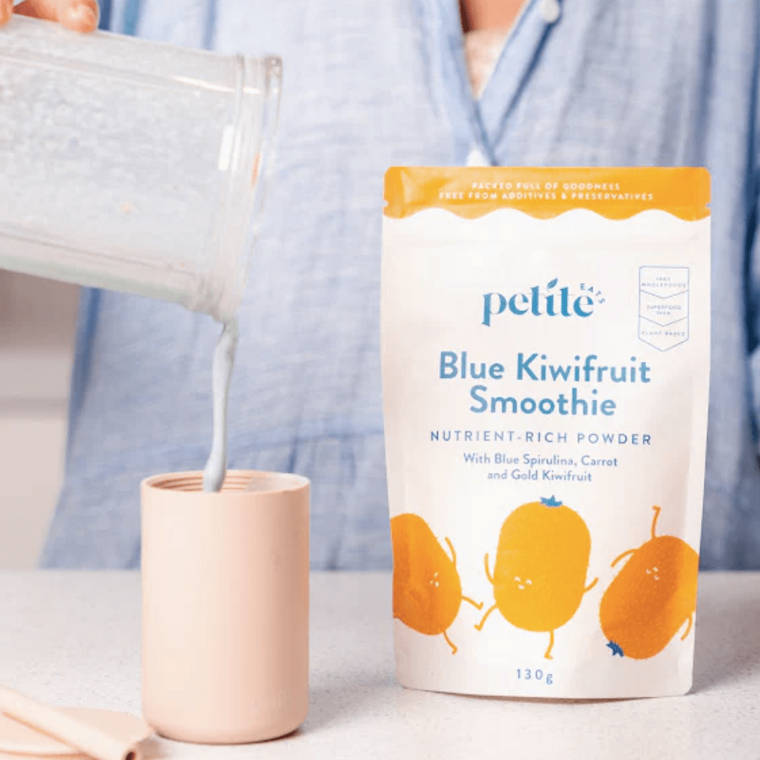 Petite-Eats-Blue-Kiwifruit-Smoothie-Mix-With-Smoothie-Cup-Naked-Baby-Eco-Boutique