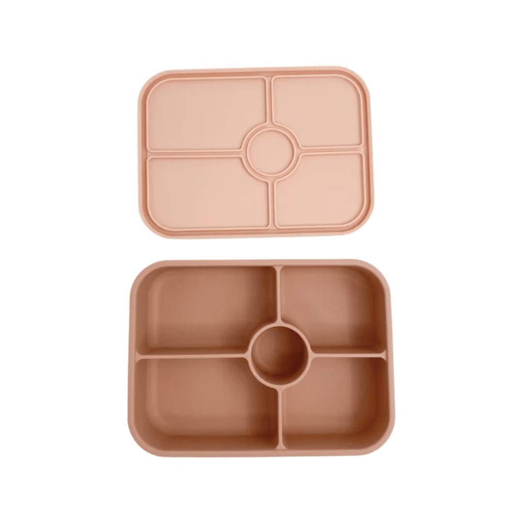 Petite-Eats-Silicone-Bento-Lunchbox-Peony-Romee-Open-Naked-Baby-Eco-Boutique