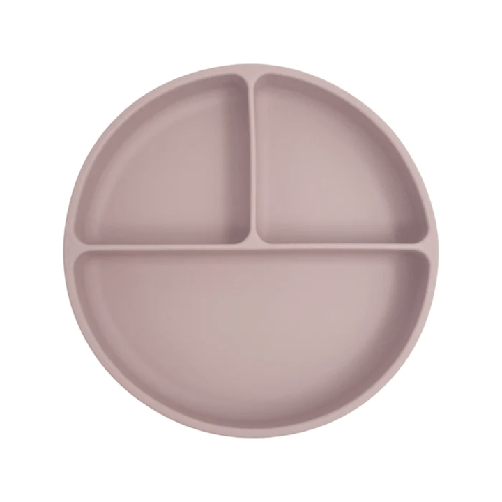 Dusty Lilac Petite Eats Silicone Divided Suction Plate (Multiple Variants) - Naked Baby Eco Boutique