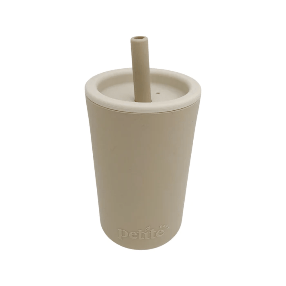 Petite-Eats-Silicone-Smoothie-Cup-Sandstone-Overcast-Naked-Baby-Eco-Boutique