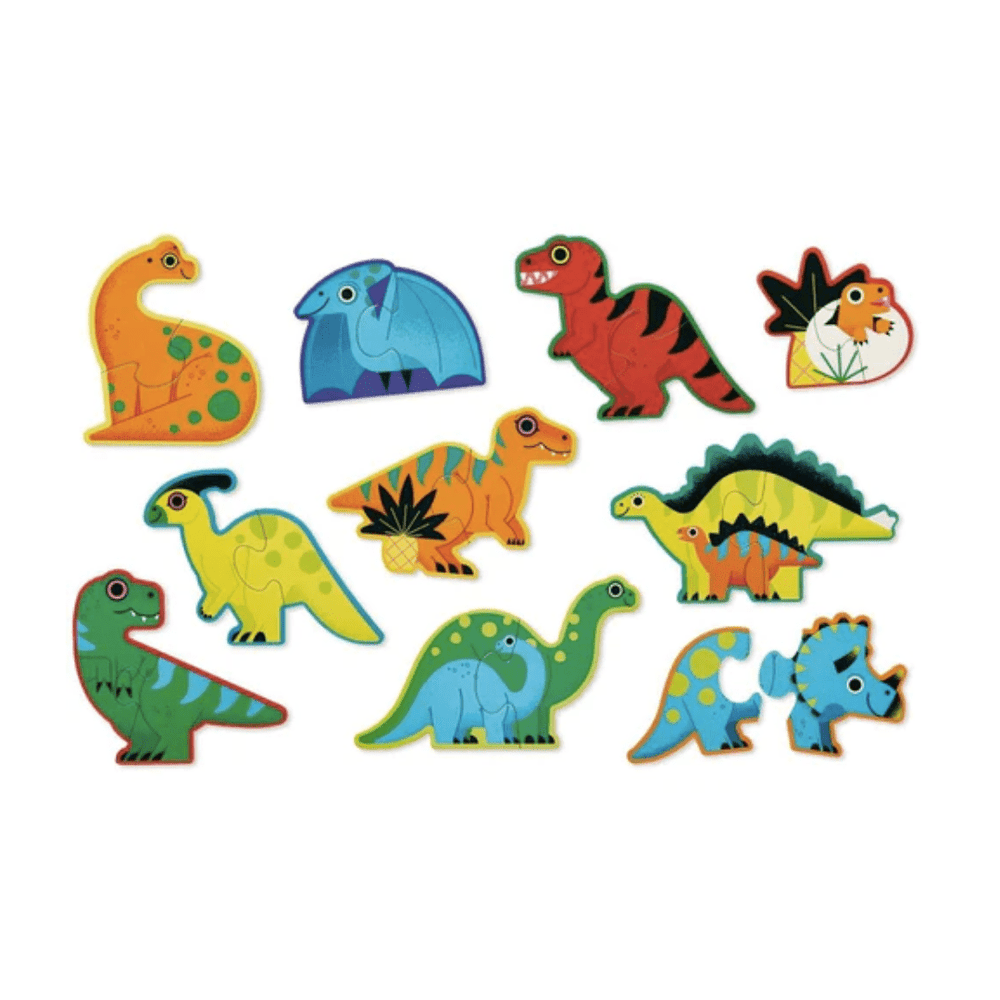 Crocodile Creek 2-Piece Beginner Puzzle (Multiple Variants) - Naked Baby Eco Boutique