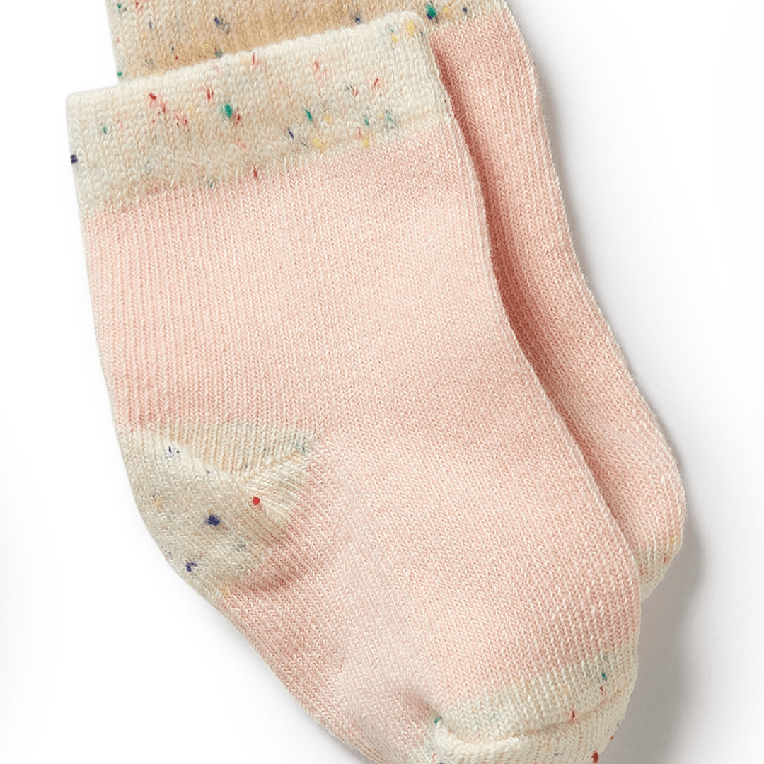 Pink-Socks-In-Wilson-And-Frenchy-Organic-Baby-Socks-3-Pack-Mint-Green-Cream-Pink-Naked-Baby-Eco-Boutique