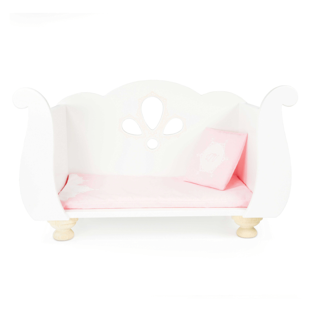 Side-Removed-On-Le-Toy-Van-Sleigh-Doll-Bed-Naked-Baby-Eco-Boutique