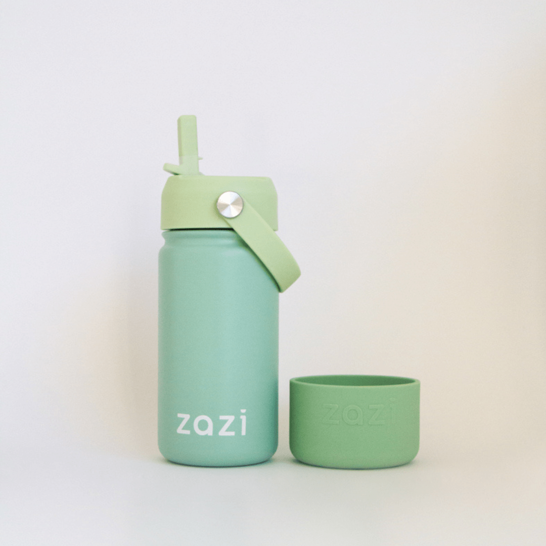 Silicone-Base-On-Zazi-Flexiflask-Drink-Bottle-400ml-Moss-Naked-Baby-Eco-Boutique