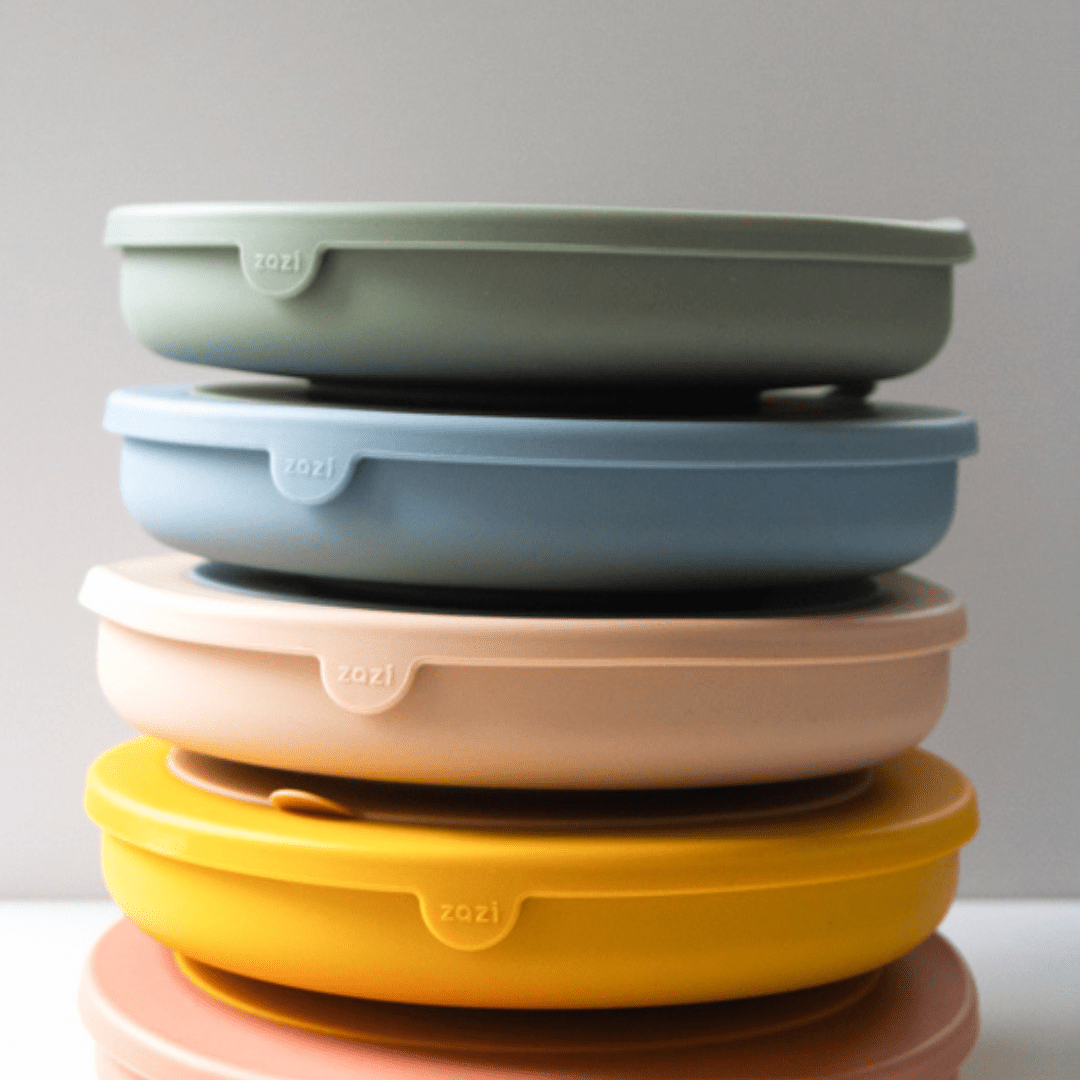 Stack-Of-Zazi-Clever-Plate-With-Lid-Naked-Baby-Eco-Boutique