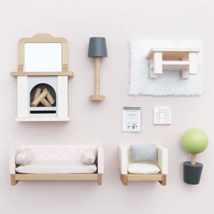 Styled-Image-Of-All-Pieces-In-Le-Toy-Van-Daisylane-Sitting-Room-Dollhouse-Furniture-Naked-Baby-Eco-Boutique