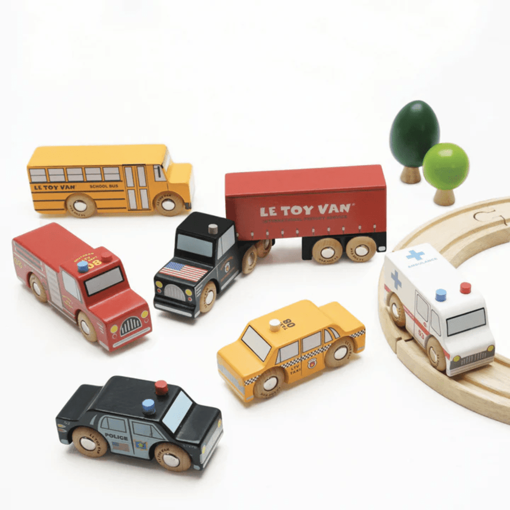 Styled-Image-Of-Le-Toy-Van-New-York-Set-Of-Cars-Naked-Baby-Eco-Boutique