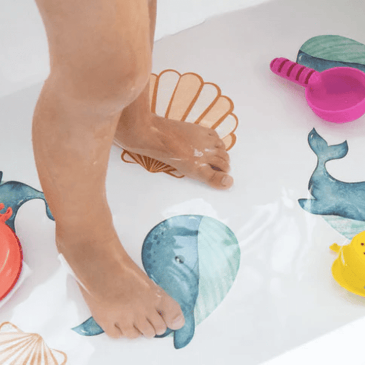 Styled-Image-Of-Zazi-Slip-Safe-Bath-Spots-Blue-Whale-Naked-Baby-Eco-Boutique