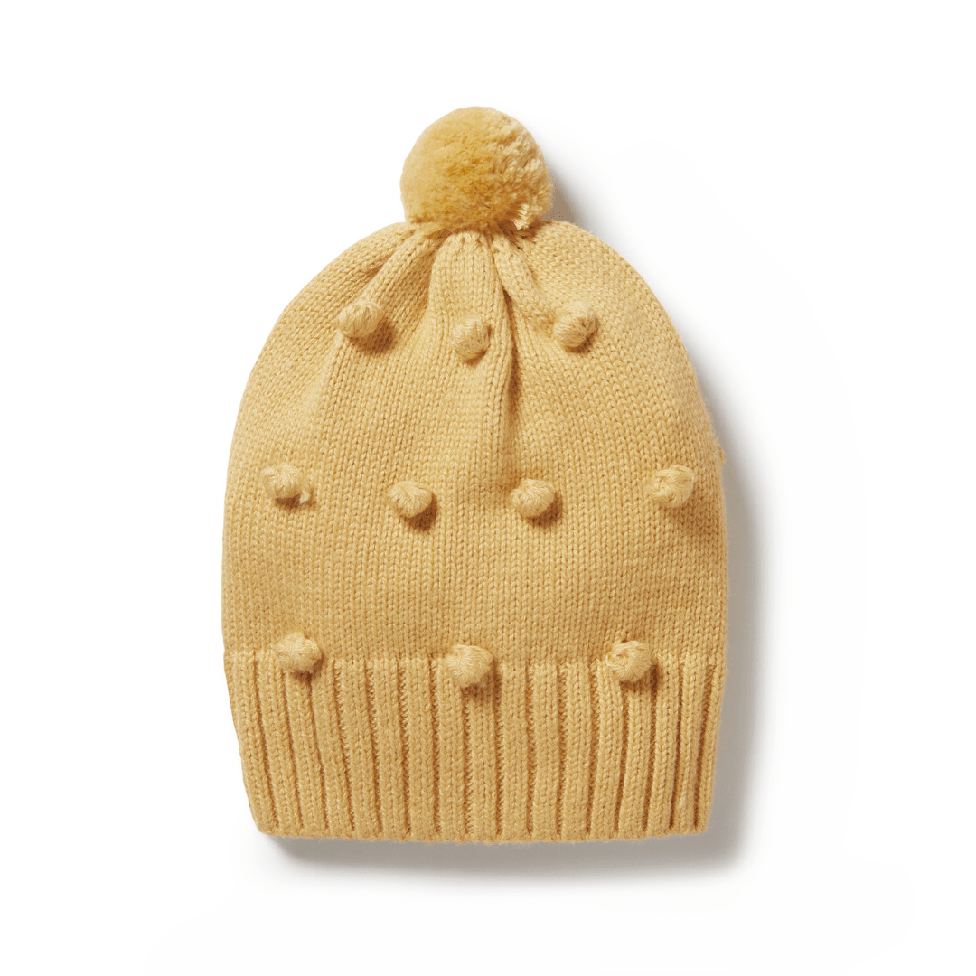 Wilson-And-Frenchy-Knitted-Bauble-Hat-Dijon-Naked-Baby-Eco-Boutique