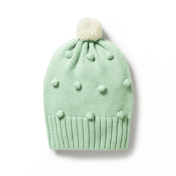 Wilson-And-Frenchy-Knitted-Bauble-Hat-Mint-Green-Naked-Baby-Eco-Boutique