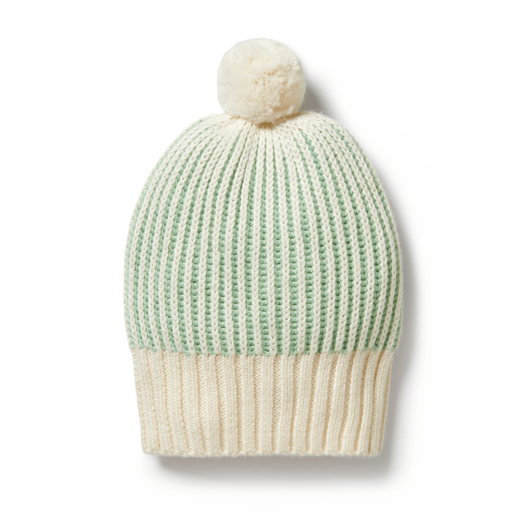 Wilson-And-Frenchy-Knitted-Ribbed-Hat-Mint-Green-Naked-Baby-Eco-Boutique