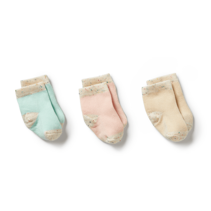 Wilson-And-Frenchy-Organic-Baby-Socks-3-Pack-Mint-Green-Cream-Pink-Naked-Baby-Eco-Boutique