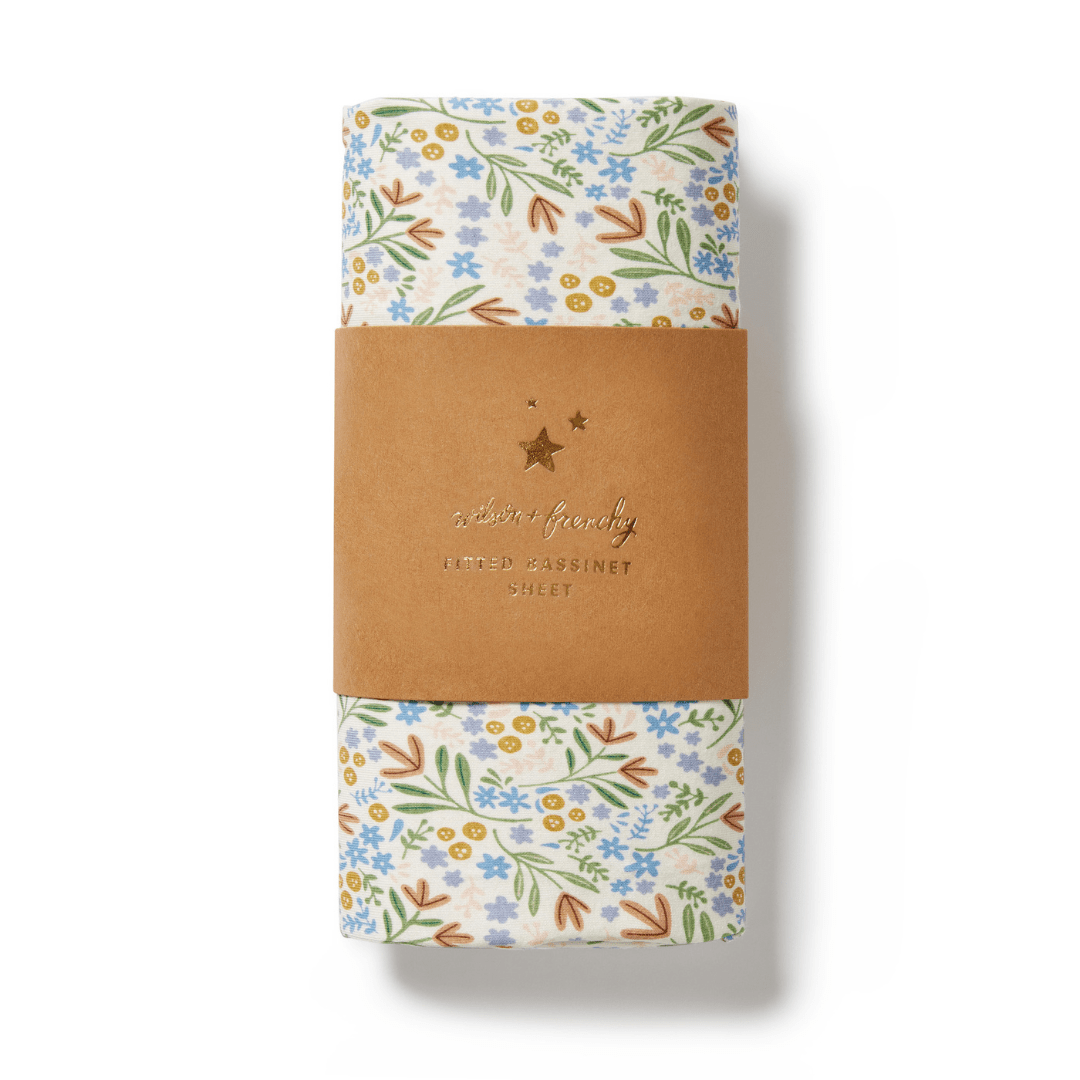Wilson-And-Frenchy-Organic-Cotton-Bassinet-Sheet-Tinker-Floral-In-Packaging-Naked-Baby-Eco-Boutique