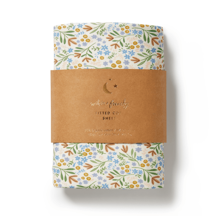 Wilson-And-Frenchy-Organic-Cotton-Cot-Sheet-Tinker-Floral-In-Packaging-Naked-Baby-Eco-Boutique