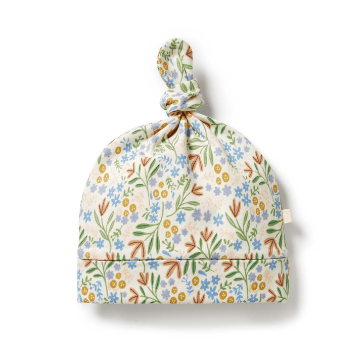 Wilson-And-Frenchy-Organic-Knot-Hat-Tinker-Floral-Naked-Baby-Eco-Boutique