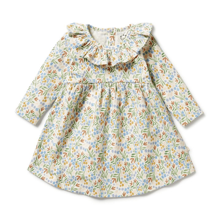Wilson-And-Frenchy-Organic-Long-Sleeved-Ruffle-Dress-Tinker-Floral-Naked-Baby-Eco-Boutique