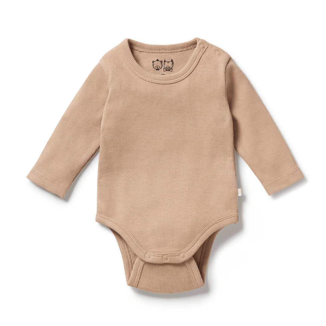 Wilson-And-Frenchy-Organic-Rib-Long-Sleeved-Onesie-Fawn-Naked-Baby-Eco-Boutique