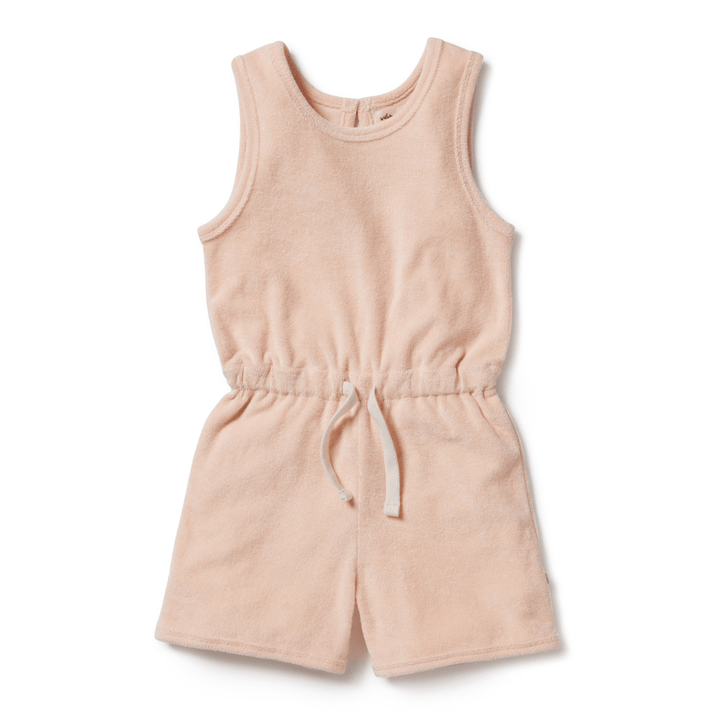 A Wilson & Frenchy Organic Terry Kids Playsuit (Multiple Variants), perfect for a beachside bash.