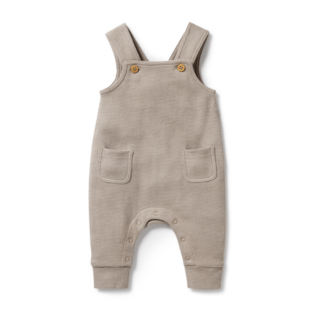 Wilson-And-Frenchy-Organic-Waffle-Overalls-Mushroom-Naked-Baby-Eco-Boutique