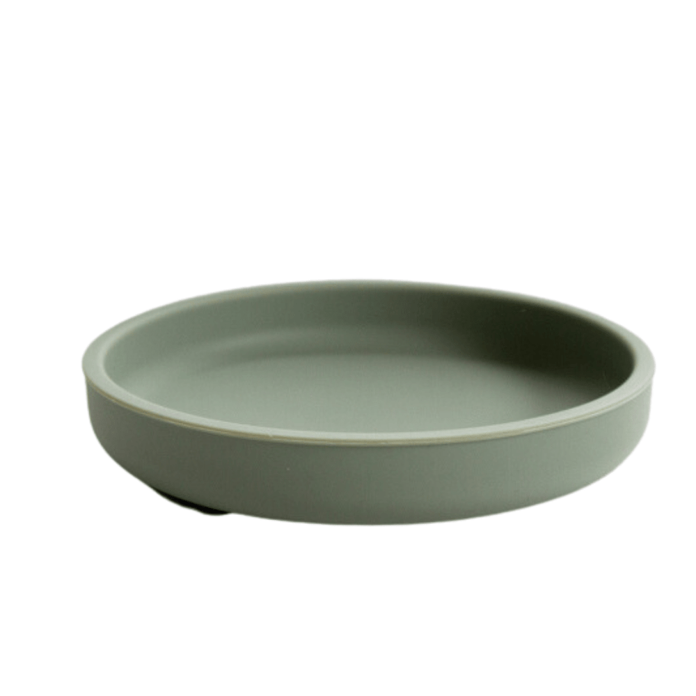 Zazi-Clever-Plate-With-Lid-Sage-Naked-Baby-Eco-Boutique