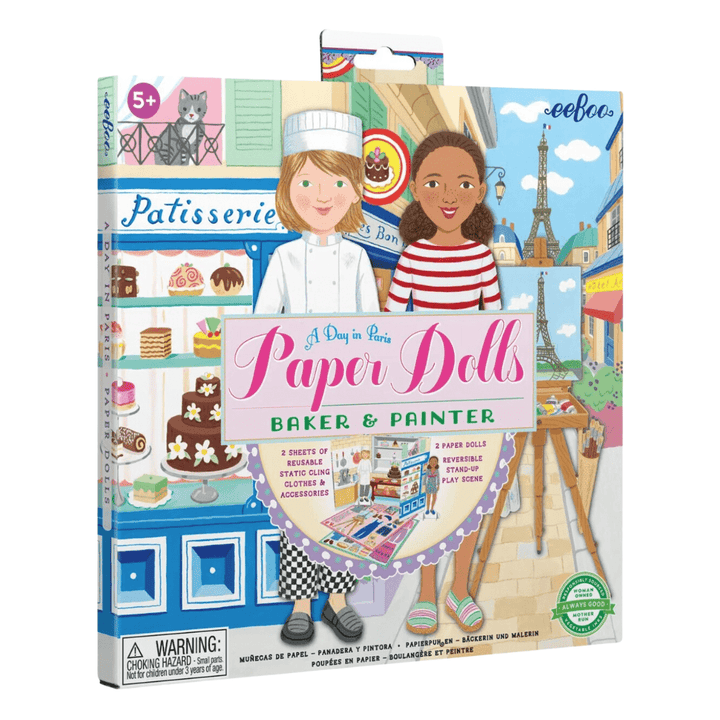Learn how to create paper dolls with an imaginative twist using an eeBoo Paper Doll Set. Use electrostatic vinyl stickers to add extra fun and creativity to your designs.